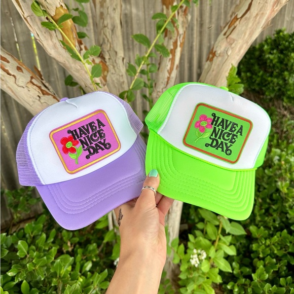 Have a Nice Day Trucker Hat - Picture 2 of 7